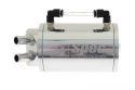 Oil catch tank D1Spec 0,7l 9mm silver