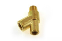 Adapter czujnika ciśnienia i temperatury oleju Y 1/4" 18NPT - 1/8" NPT Depo Racing