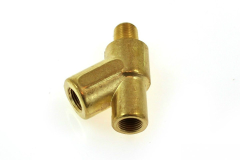 Adapter czujnika ciśnienia i temperatury oleju Y 1/8" 27NPT - 1/8" NPT Depo Racing