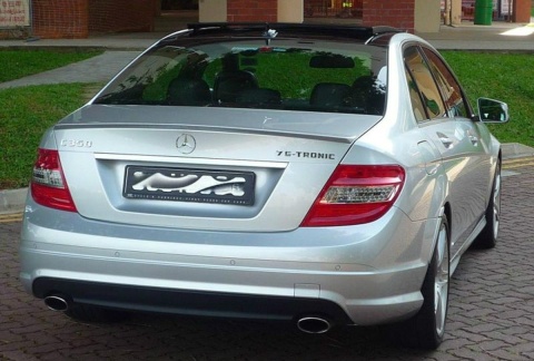 Dokładka klapy MERCEDES C W204 2008-2013 ABS