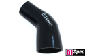 Kolanko redukcyjne silikonowe 45 st D1Spec black 51 - 70 mm