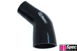Kolanko redukcyjne silikonowe 45 st D1Spec black 51 - 70 mm
