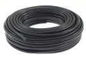 Przewód podciśnienia silikonowy zbrojony TurboWorks black 20mm