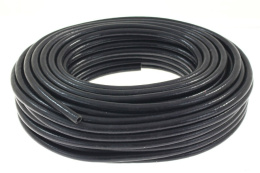 Przewód podciśnienia silikonowy zbrojony TurboWorks black 20mm