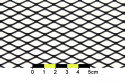 Siatka ALU 120 x 40 cm Diamond black