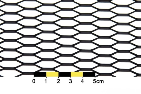 Siatka ALU 120 x 40 cm Honey Comb silver