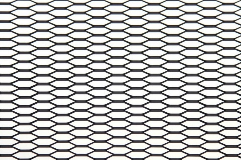 Siatka ALU 120 x 40 cm Honey Comb black