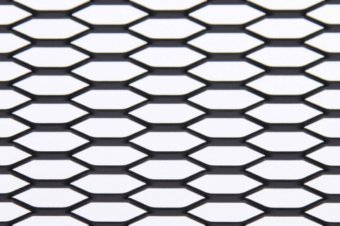 Siatka ALU 120 x 40 cm Honey Comb black