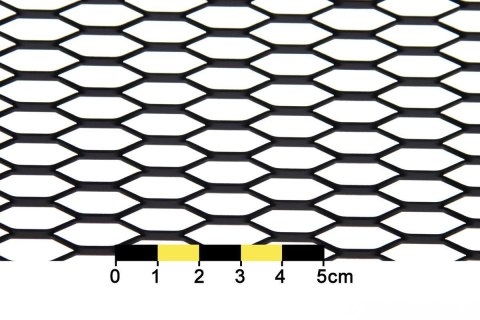 Siatka ALU 120 x 20 cm Honey Comb black