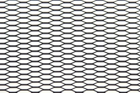 Siatka ALU 120 x 20 cm Honey Comb black