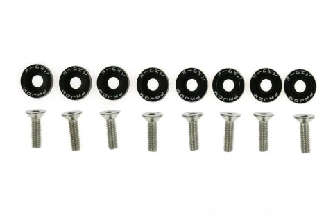 Śrubki JDM PASSWORD FENDER WASHER 6mm black 8 szt.