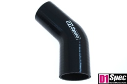 Kolanko redukcyjne silikonowe 45 st D1Spec black 57 - 63 mm
