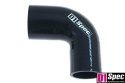 Kolanko redukcyjne silikonowe 90 st D1Spec black 45 - 57 mm