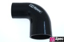 Kolanko redukcyjne silikonowe 90 st D1Spec black 51 - 63 mm
