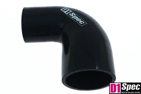 Kolanko redukcyjne silikonowe 90 st D1Spec black 51 - 67 mm