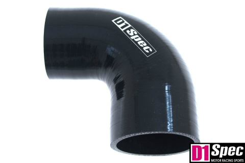Kolanko redukcyjne silikonowe 90 st D1Spec black 63 - 70 mm