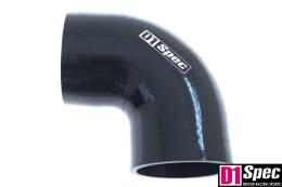 Kolanko redukcyjne silikonowe 90 st D1Spec black 76 - 83 mm