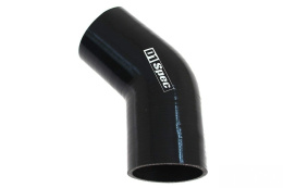 Kolanko silikonowe 45 st D1Spec black 70 mm