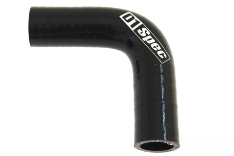 Kolanko silikonowe 90 st D1Spec black 12 mm