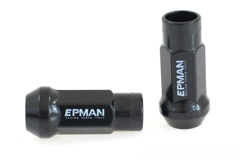 Nakrętki EPMAN JDM M12 x 1.25 black STALOWE