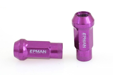 Nakrętki EPMAN JDM M12 x 1.25 purple Stalowe