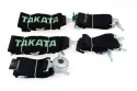 Pasy sportowe szelkowe 6 punktowe 3" Takata black harness