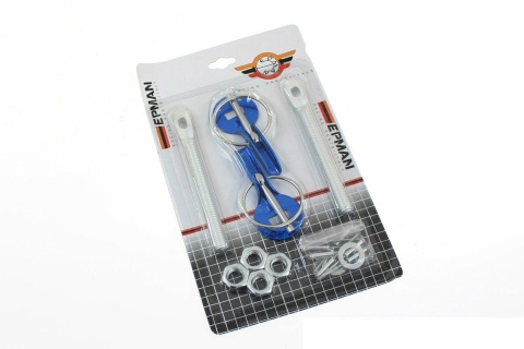 Zapinki maski EPMAN kołkowe blue