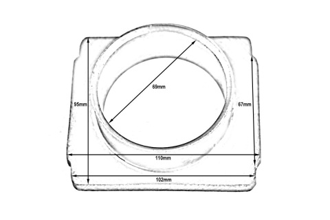Adapter filtra stożkowego uniwersalny