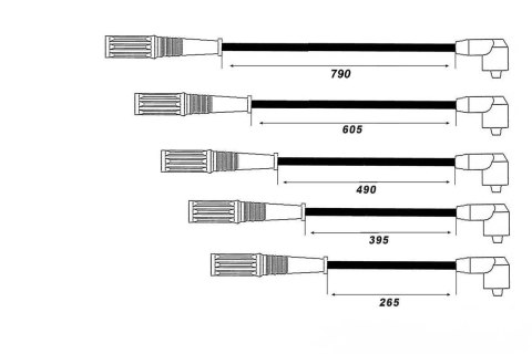 Przewody napięcia VOLKSWAGEN T4