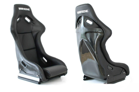 Fotel sportowy Bride Evo black skóra