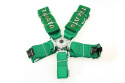 Pasy sportowe szelkowe 5 punktowe 3" Takata green harness