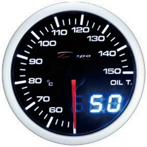 Zegar Depo DUAL 60mm TEMPERATURY OLEJU
