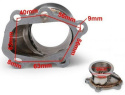 Flansza downpipe 5 śrub T3/T4 na 2,5" V-Band