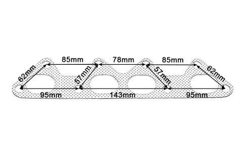 Kolektor wydechowy HONDA ACCORD 4 cyl 1998-2002
