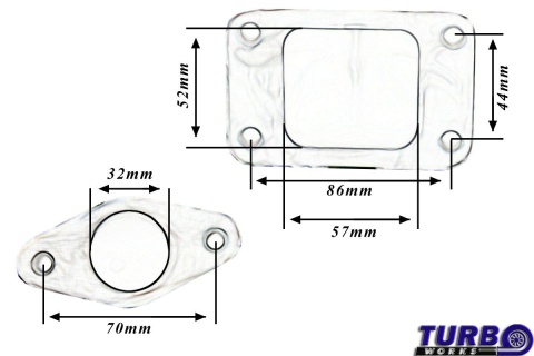 Kolektor wydechowy HONDA CIVIC D-seria TURBO Wastegate Żeliwny