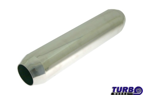 Sportowy tłumik środkowy 3'' TurboWorks 304SS