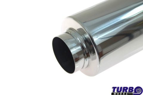 Sportowy tłumik środkowy 3'' TurboWorks 304SS