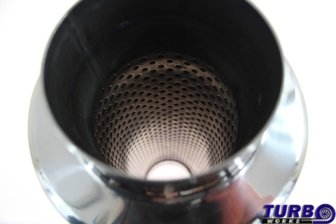 Sportowy tłumik środkowy 3'' TurboWorks 304SS