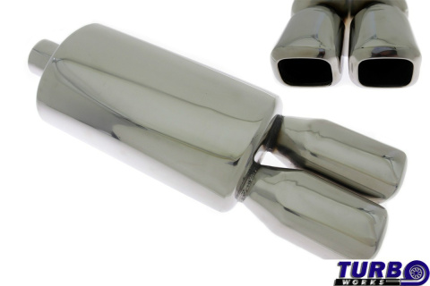 Tłumik TurboWorks Fi 2x76x86mm 2,5"