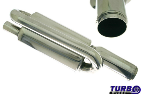 Tłumik TurboWorks TWIN LOOP Fi 90mm 2,5"