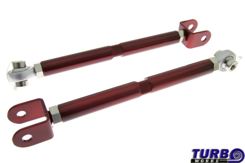 Drążki zawieszenia tył długie NISSAN 200SX S13/S14 red