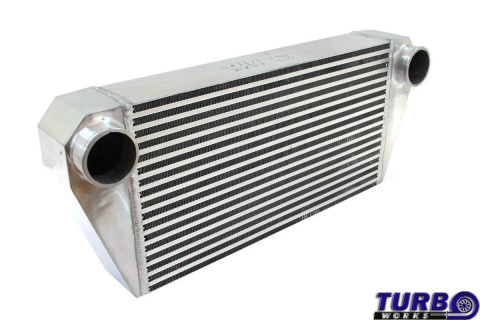Intercooler TurboWorks 600x350x76mm wejście 3" tylny