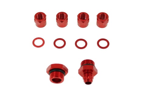 Kolektor pomp paliwa 2w1 red