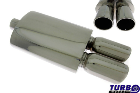 Tłumik TurboWorks Fi 2x90mm 2,5"