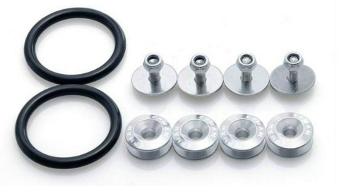 Zapinki klapy / zderzaka EPMAN Quick Release silver