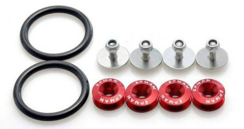 Zapinki klapy / zderzaka EPMAN Quick Release red