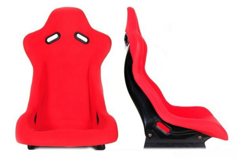 Fotel sportowy Rally red