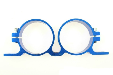 Uchwyt mocowanie pompy paliwowej 2 x 60 mm blue