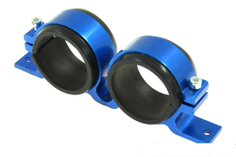 Uchwyt mocowanie pompy paliwowej 2 x 60 mm blue