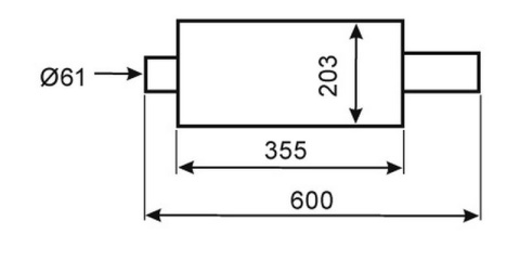 Tłumik WM Sport OWAL